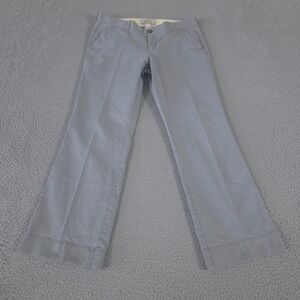 Old Navy Pants Womens 10 Short Gray Perfect Boot-Cut Khakis Cotton Stretch Chino